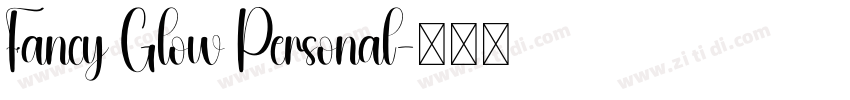 Fancy Glow Personal字体转换